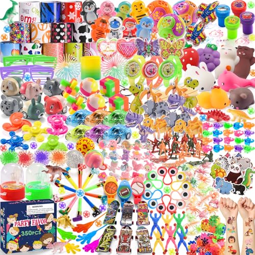 Yutin 350PCS Prize Box Toys for Kids Classroom Party Favor Bulk Goodie Bag Stuffers for Kids 48 812 Pinata Filler Treasure Chest Box Prizes Birthday Gift Bags Toys for Boys Girls 35 - Image 1
