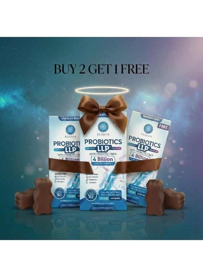 BESHOR 2 BUY GET 1 FREE Probiotics LLP Chocolate Bite - Image 1