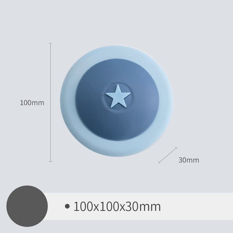 P-Plus International Hair Catcher & Drain Stopper, 2 in 1 Sink Drain Cover, Flex Silicone Strainer for Shower/Bathtub/Tub/Floor Drain/Kitchen Sink(Blue, Pack of 2) - Image 2