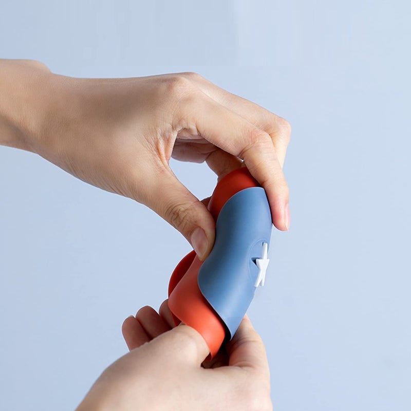 P-Plus International Hair Catcher & Drain Stopper, 2 in 1 Sink Drain Cover, Flex Silicone Strainer for Shower/Bathtub/Tub/Floor Drain/Kitchen Sink(Blue, Pack of 2) - Image 5