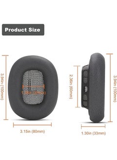 erorex Ear Cushions For Airpods Max Headphones Earpads Replacement Ear Pad Covers Earmuffs With Protein Leather Memory Foam And Magnet Black  - Image 5