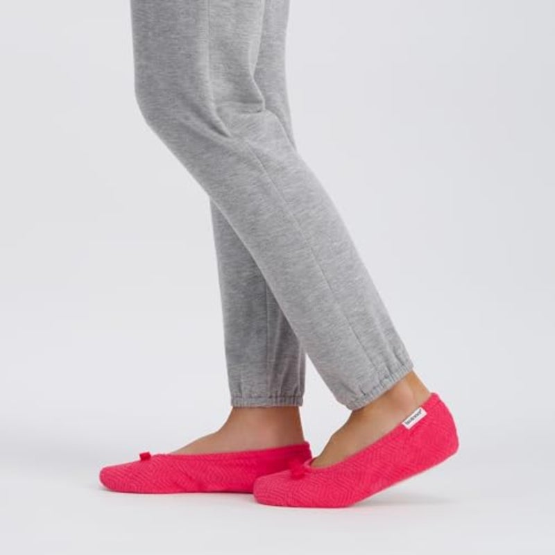 Women's Diamond Microterry Ballerina Slippers - Image 2
