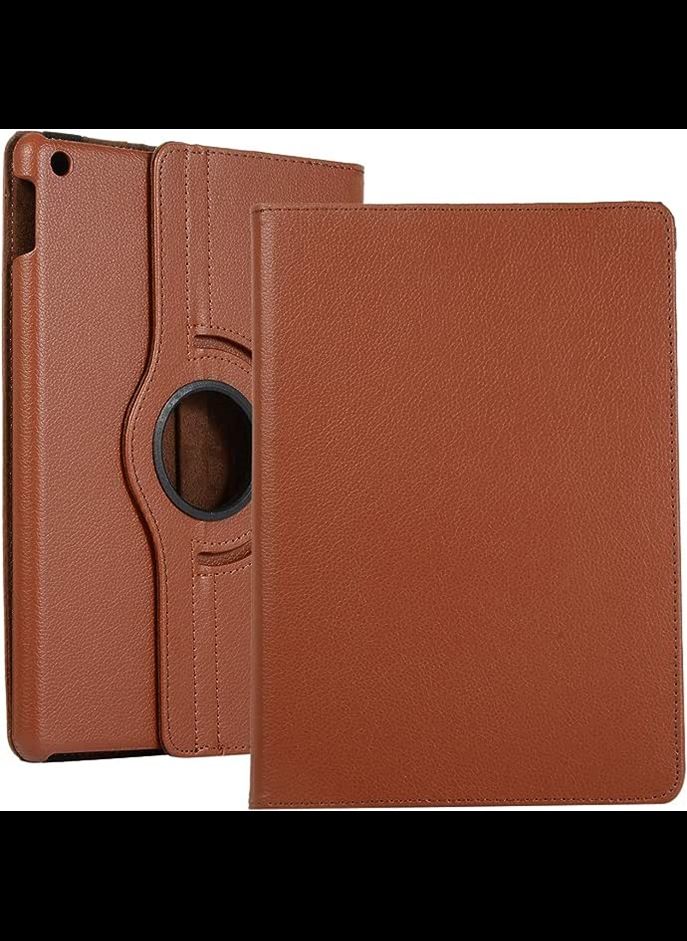 Smart Cover Case for iPad, 360 Degree Rotating Stand, [Auto Sleep/Wake], Folio Leather Smart Cover Case for iPad 2nd/3rd/4th Generation, Slim Lightweight Stand Cover, Brown.