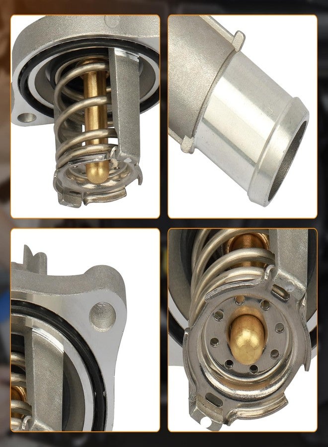 BRTEC Engine Coolant Thermostat Housing 2013-2019 for Buick LaCrosse for Cadillac ATS for GMC Canyon for Chevrolet Colorado Malibu - Image 2