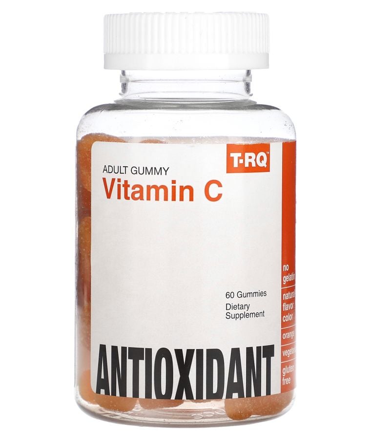 فيتامين سي للبالغين على شكل جومي برتقال 60 جومي