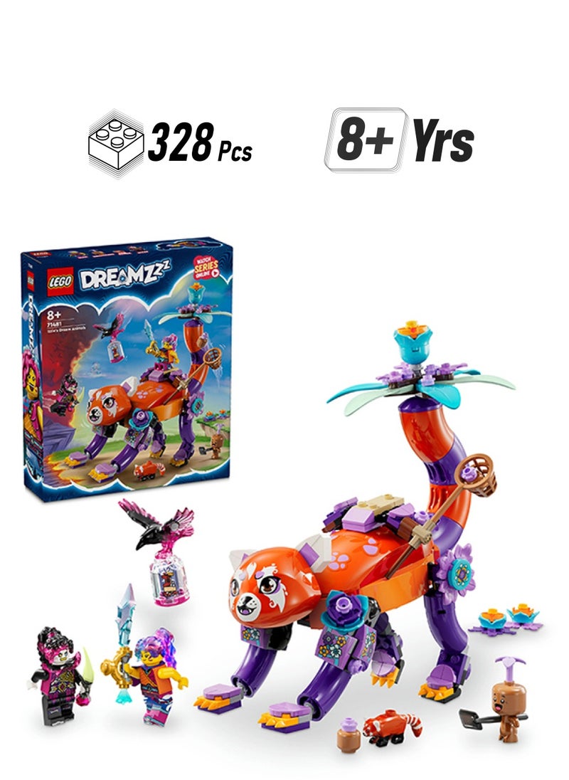 LEGO Dreamzzz Izzie’S Dream Animals, Kids’ Magic Egg Toy With Izzie And Dizzy Minifigures And Creature Figures For Girls And Boys Aged 8 And Over 71481 (328 Pieces)  - Image 1