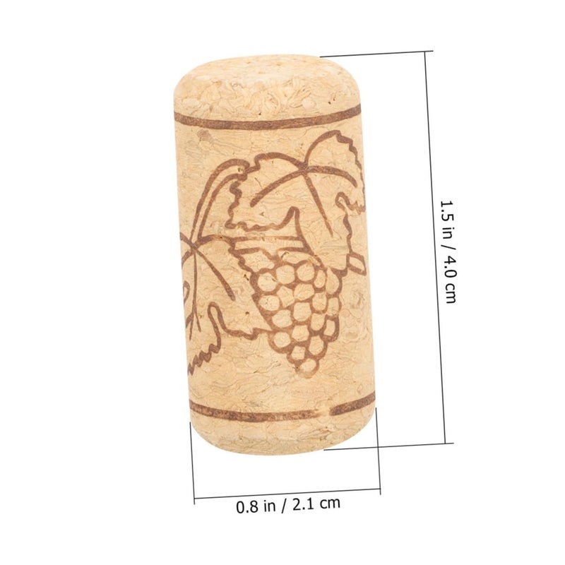 Natural Cork Wine Bottle Stoppers 21x40mm 20 Pack for Home Bar and Crafting - Image 3