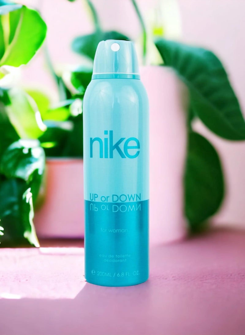 Nike Up or Down For Women Deodorant , Eau De Toilette , 200ml - Image 2