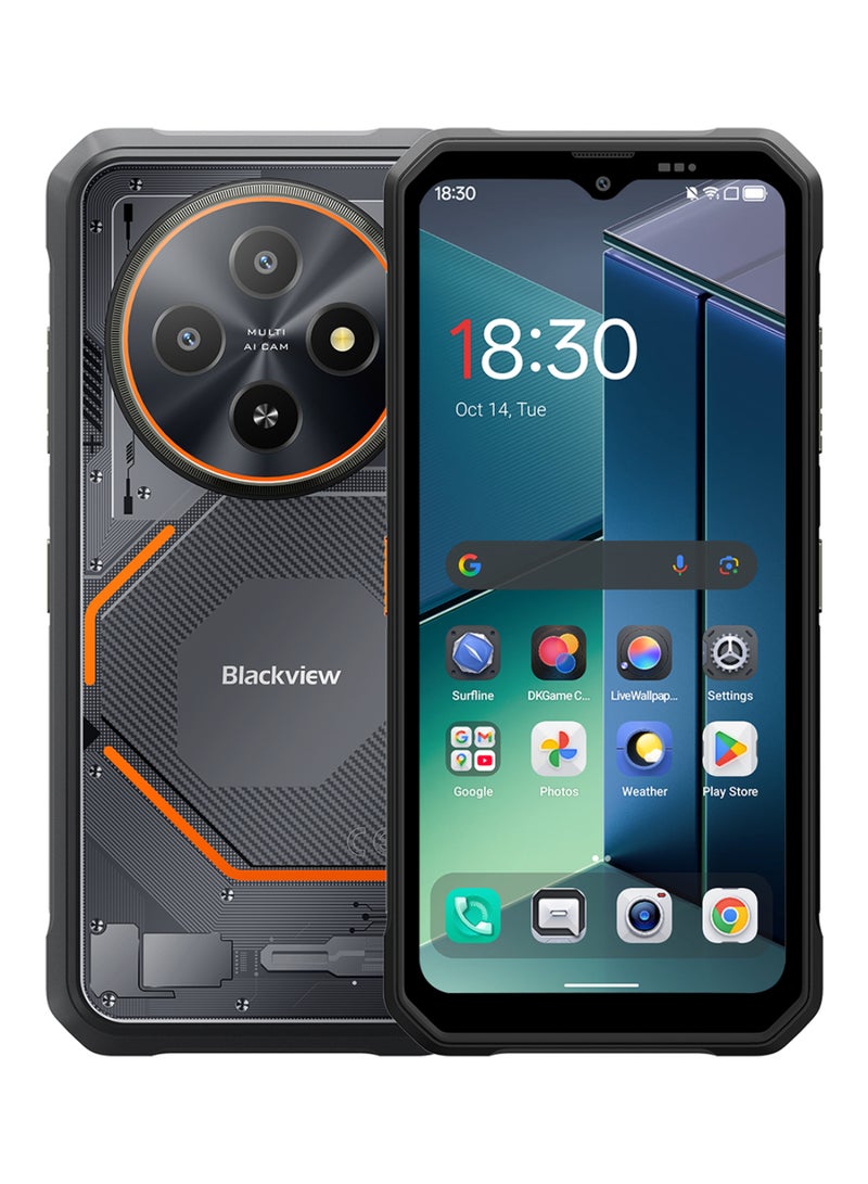 Blackview FORT 2 Smartphone 8GB RAM 256GB Storage | 6.56 Inch HD+ IPS 90Hz Display, 450nits Brightness, 10-Point Multi Touch 180Hz Touch Sampling Rate, Thin Light Body Dual Color Mobile Phone Zero Black - Image 1