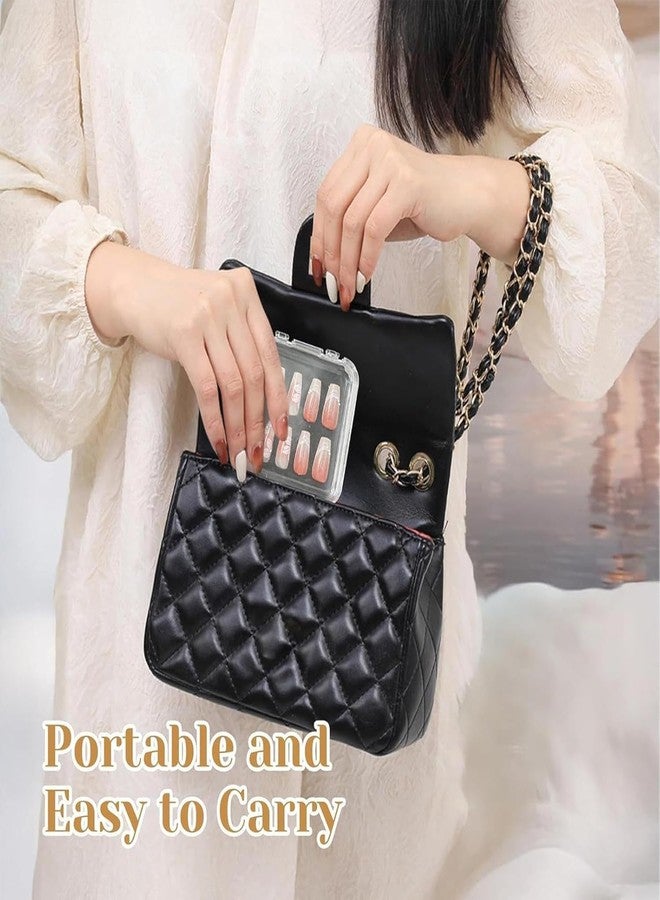 سيميكسيسن علبة تخزين مجوهرات مستطيلة من سيمكسن | منظم مجوهرات أنيق وشفاف | علبة مجوهرات مع 12 علبة صغيرة محمولة | علبة مجوهرات أكريليك للقلائد | للأقراط والأساور والخواتم والقلائد - Image 4