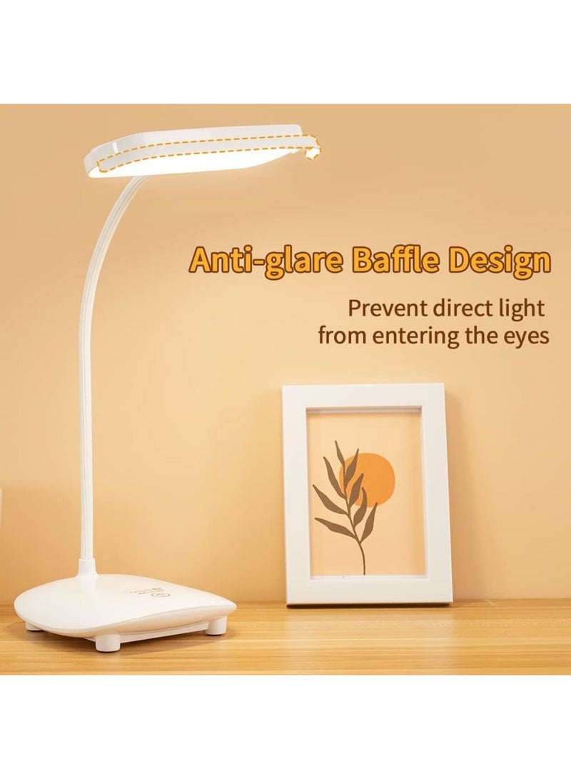 SOLARAE Cordless Table Lamp, LED Desk Lamp, Touch Control With USB Charging Port, Bedside Table Lamp, 2 Levels Brightness Night Light for Restaurants Bars Garden Patio Outdoor - Image 3