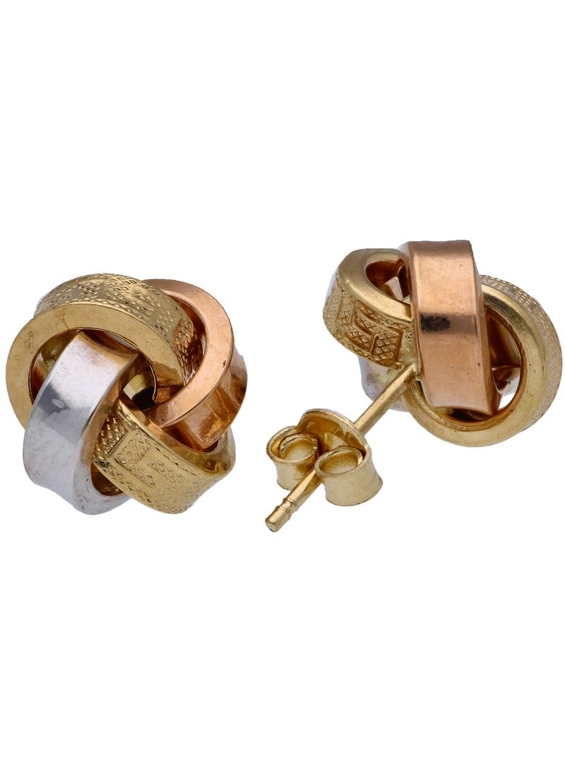 FK Jewellers Gold Knot Shaped Pendant Set 18KT  - Image 4