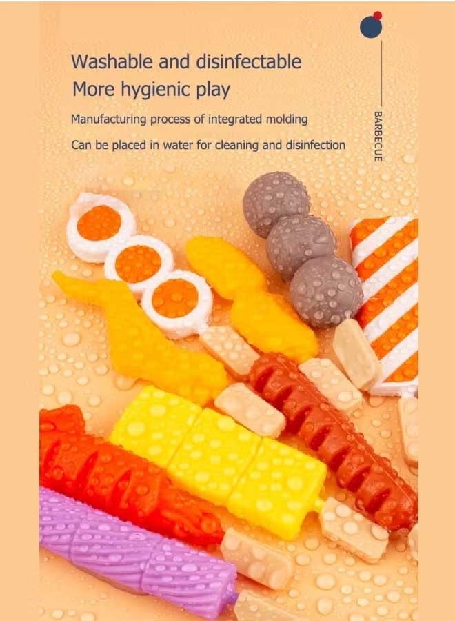 27 Pcs Kitchen Toy Set, Barbecue Toy Set, Little Chef Play, Cooking Food Role Play Educational Play House Toys, Learning Gift Cooking Toy Set for Girls Boys Kids  - Image 5