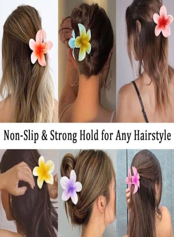 MIDHASH 6 Pcs Flower Hair Claw Clips Set, Gradient Lily Design, Strong Hold Hair, Stylish Accessories for Women, Girls, Cute Hair Grips, Perfect for Daily Use, Travel, Party, Gifting, Multicolor Flower Hair Claw Clip (6 Small) - Image 5