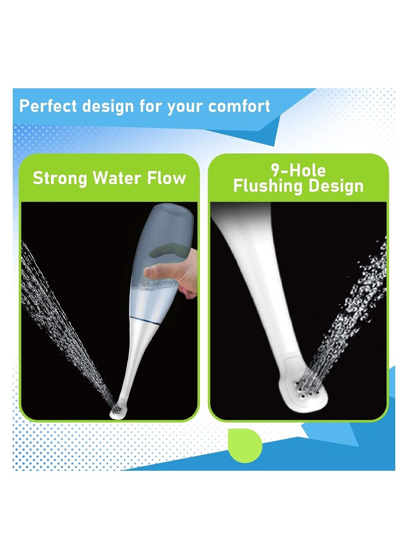waterpulse - Portable bidet, size 450ml, spray bottle, water spray bottle, baby bottom wash, with cloth bag for storage - Image 1