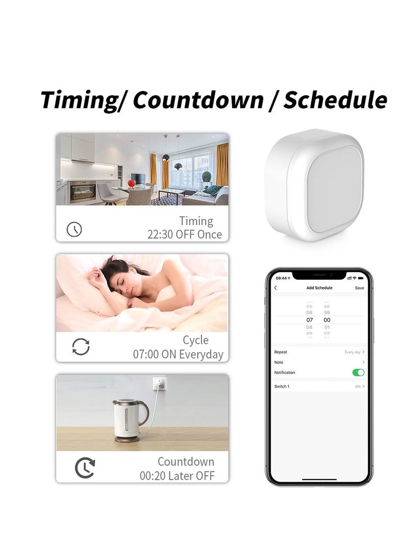 Excefore WiFi Smart Switch Light Switch, 16A Smart Relay, APP Remote Control, Voice Control, DIY Mode, Timer Function, LAN Control, No Hub Required, Compatible with Alexa/Google Home - Image 5