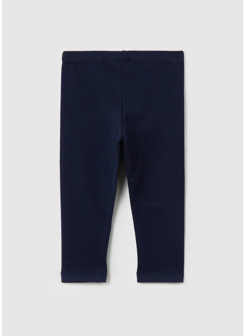 او في اس Stretch cotton leggings