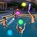 Geefuun Pool Toys Beach Games for Kids Inflatable Baseball with LED Lightup Glow in The Dark Bat Party Outdoor Boys Ages 812 Water - Image 4