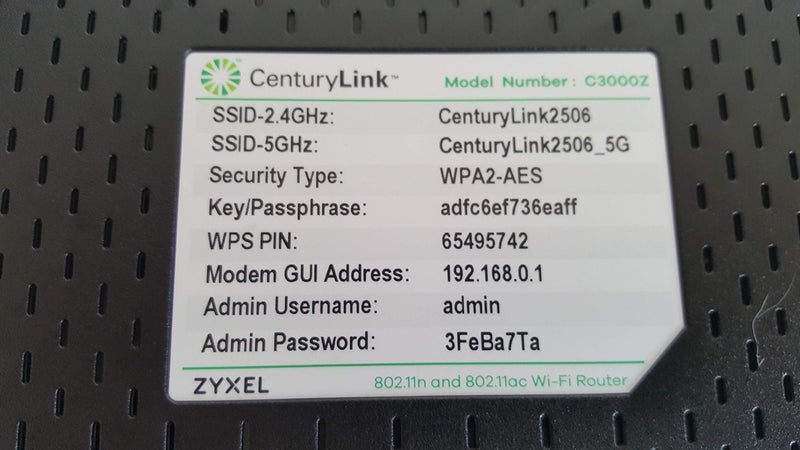 ZyXEL C3000Z Modem CenturyLink - Image 5