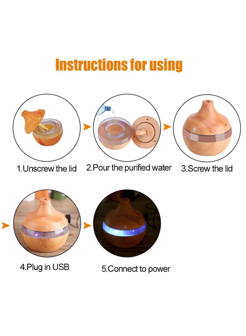 FEND Fend Home Essential Oil Diffuser Ultrasonic Aroma Humidifier With Colour Changing LED  - Image 4