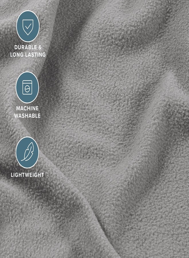 Bare Home Super Soft Fleece Sheet Set - Full Size - Extra Plush Polar Fleece, No-Pilling Bed Sheets - All Season Cozy Warmth (Full, Light Grey) - Image 4