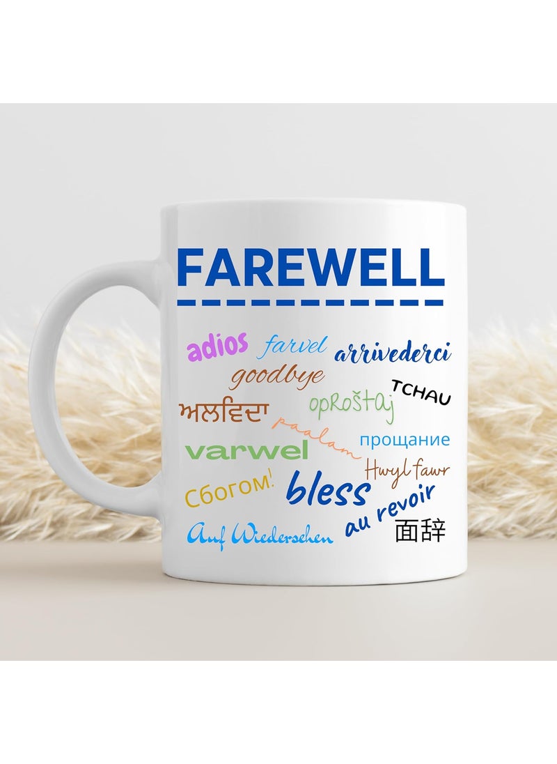 NorthLand Northland Multi-Lingual Farewell Coffee Mug for Co-Workers Boss Colleagues - Farewell Gift for Coworker Gift for Farewell Gift for Colleagues Farewell Gift for Boss Farewell Gift Farewell Gifts  - Image 2