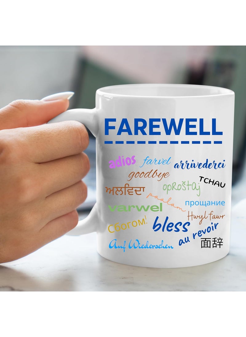 NorthLand Northland Multi-Lingual Farewell Coffee Mug for Co-Workers Boss Colleagues - Farewell Gift for Coworker Gift for Farewell Gift for Colleagues Farewell Gift for Boss Farewell Gift Farewell Gifts  - Image 3
