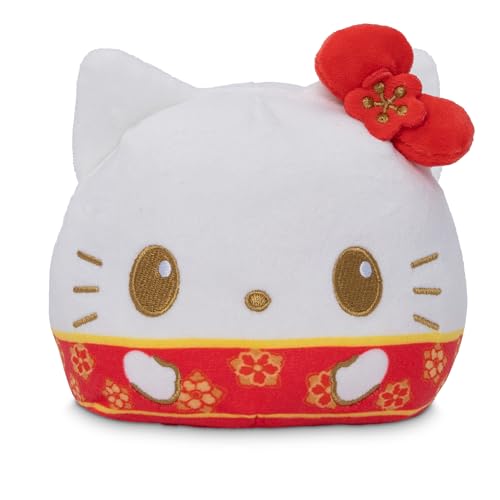 Teeturtle Reversible Sanrio Hello Kitty Plushie 4Inch Lunar New Year TwoSided Flip Plush Toy with Embroidered Details Cute Mini Collectible Plush for Kids Teens and Adults - Image 5