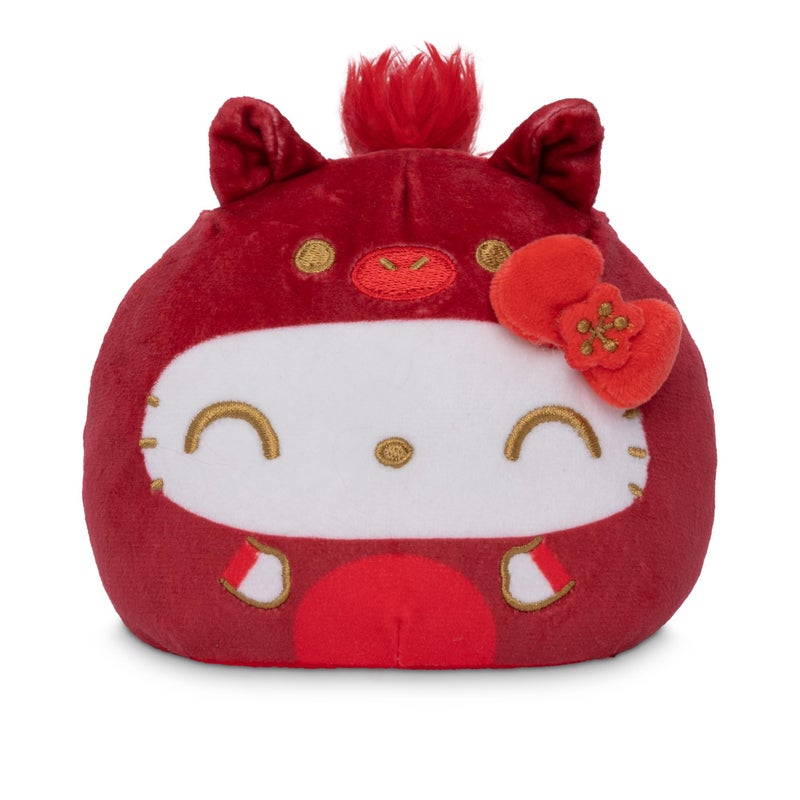Teeturtle Reversible Sanrio Hello Kitty Plushie 4Inch Lunar New Year TwoSided Flip Plush Toy with Embroidered Details Cute Mini Collectible Plush for Kids Teens and Adults - Image 3