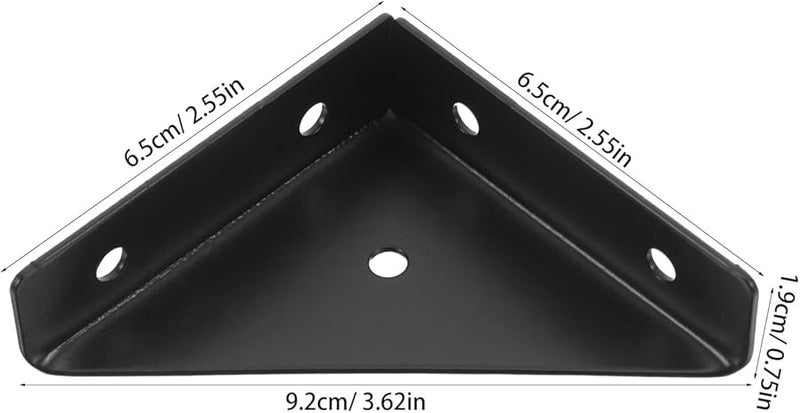 Stainless Steel Angle Brackets 40Pcs Corner Connector Furniture Supports For Desk Table Shelf - Image 5