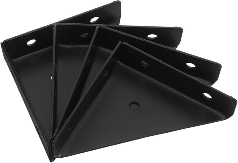 Stainless Steel Angle Brackets 40Pcs Corner Connector Furniture Supports For Desk Table Shelf - Image 4