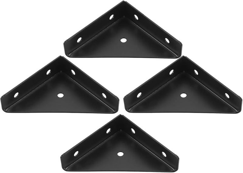 Stainless Steel Angle Brackets 40Pcs Corner Connector Furniture Supports For Desk Table Shelf - Image 1