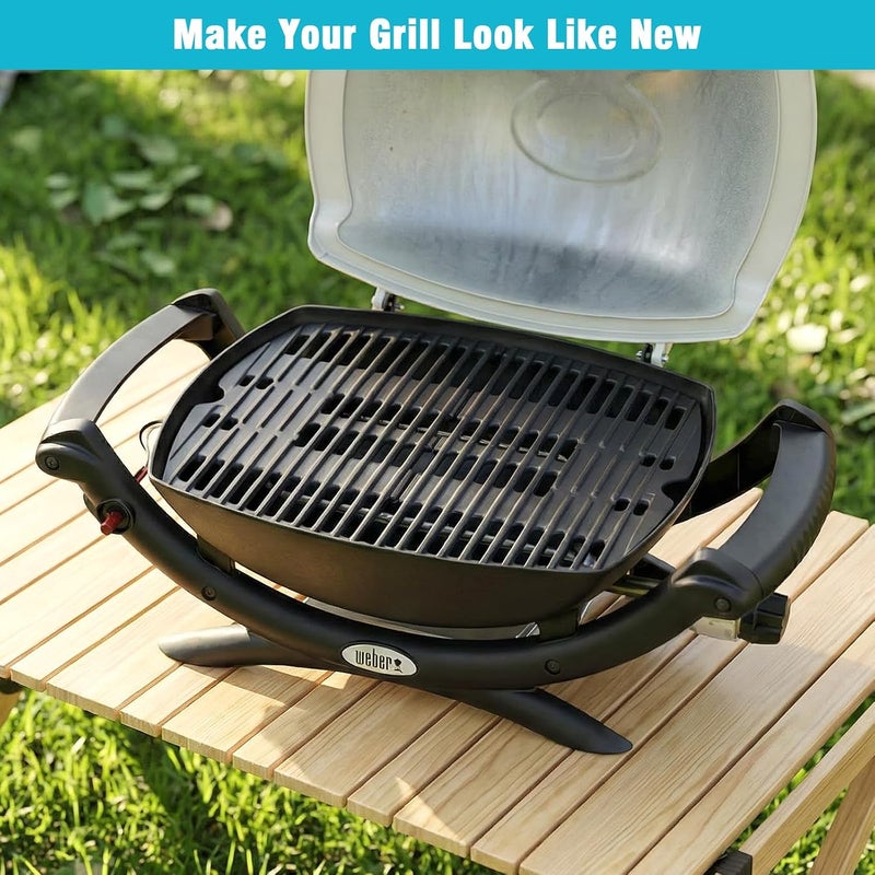 GRISUN 2 x Cast Iron Cooking Grate 12.75" x 8.5" (7644) for Weber Q100, Q120, Q1000, Q1200, Q1400 Gas Grills, Replacement Parts & Accessories - Image 5