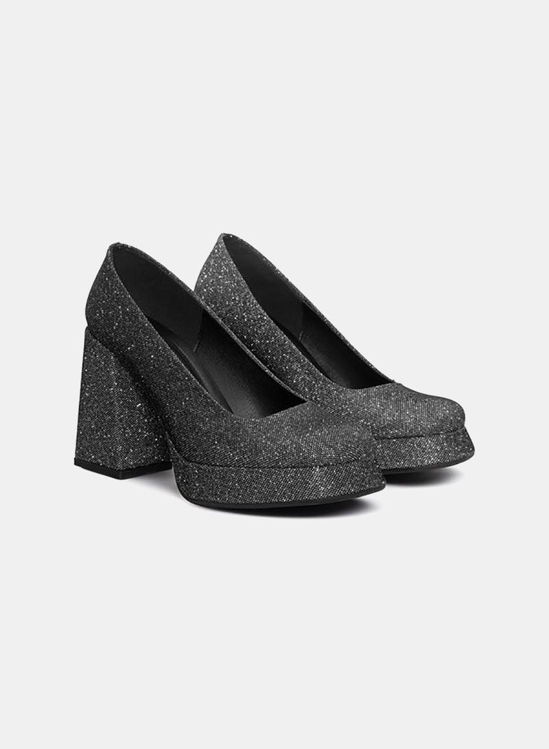 TGS Platform Pumps Glitter - Image 1