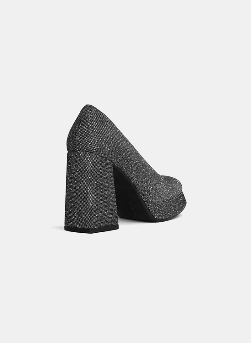 TGS Platform Pumps Glitter - Image 3