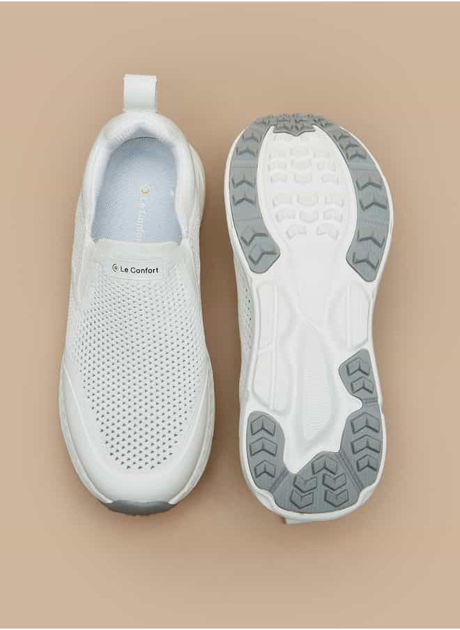 Le Confort Women Mesh Detail Slip-On Sneakers  - Image 4