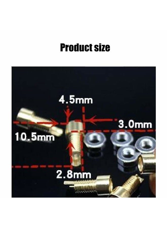 KOOBOOK 2Pcs Copper Headset Earphone Connector MMCX Screws Nut for Earphone - Image 2