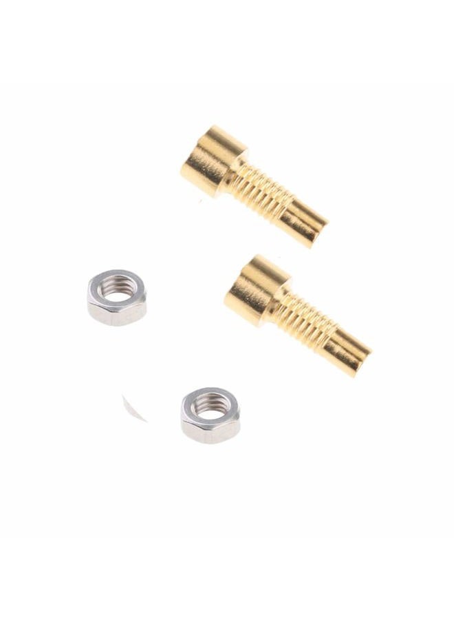 KOOBOOK 2Pcs Copper Headset Earphone Connector MMCX Screws Nut for Earphone - Image 1