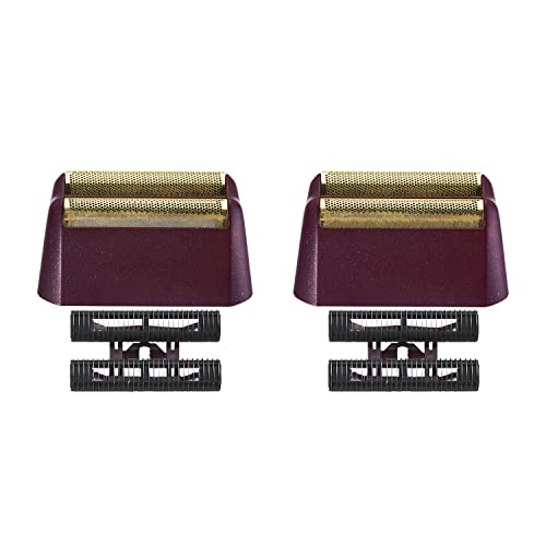 DODAER 2 Pack Professional 5 Star Series Finale Shaver Replacement Foil and Cutter Bar Assembly Compatible with wahl Shaver Foil 7031-100, 7043-100 Super Close Shaving Replacement Heads (red) - Image 1