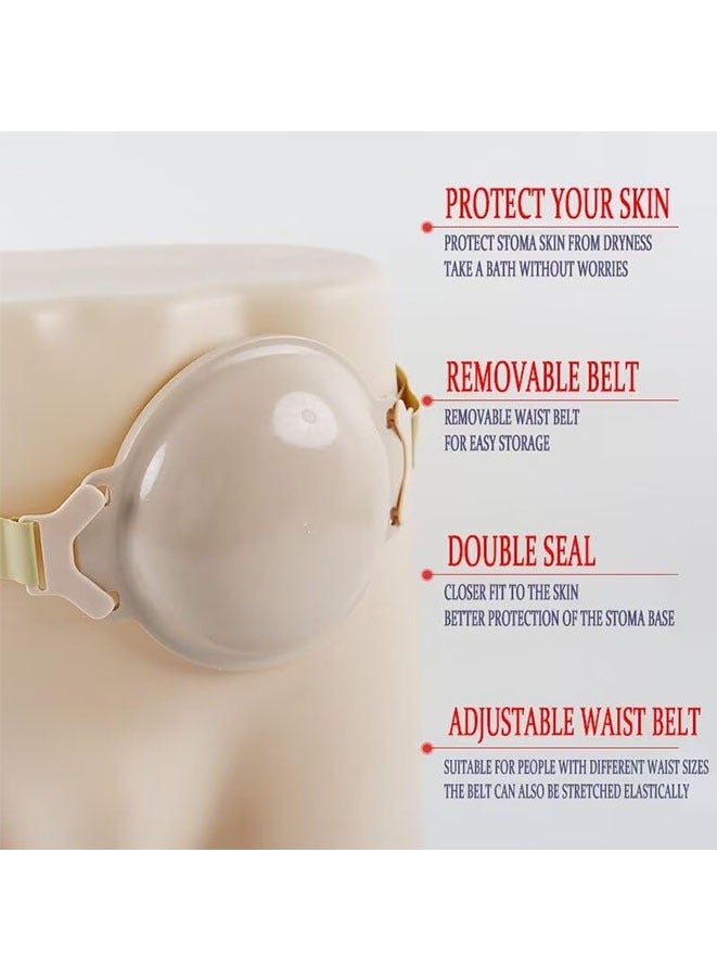 Muyixin واقي جروح للاستحمام للأشخاص الذين يعانون من فتحة القولون، واقي استحمام لفتحة القولون، غطاء للاستحمام لفتحة الأمعاء، غطاء حقيبة لفتحة الإحليل - Image 3