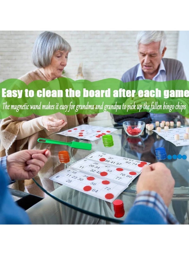 Counting Chips Plastic Markers Mixed Colors for Family Educational Games Ideal for Counting, Sorting, Science, and Educational Activities 100 Pieces, 5 Clear Colors - Image 2