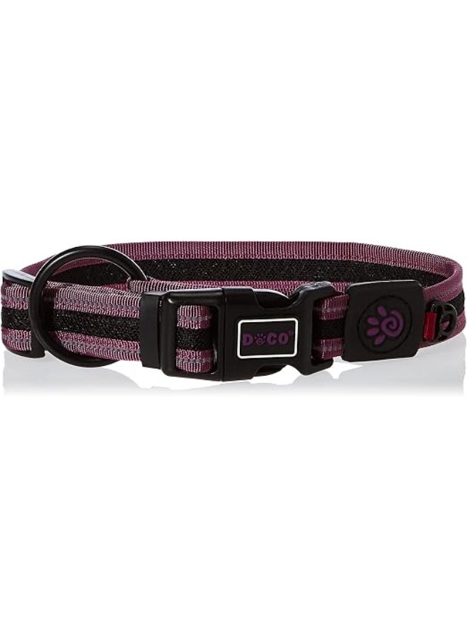 Doco Athletica Low Strain Mesh Collar Reflective(DCA007)Color: Purple, Sizes: M