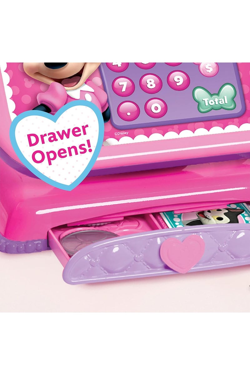 Disney Just Play Minnie Junior Mouse Bowtique Cash Register with Sounds - Image 4
