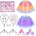 HAIMST Princess Dress Up Shoes Set Girls Dress Up Toys Jewelry Boutique Crown Necklace Earrings Rings Bracelet Princess Dresses Role Pretend Play Gifts Princess Toys for Girls Aged 3 4 5 6 - Image 2