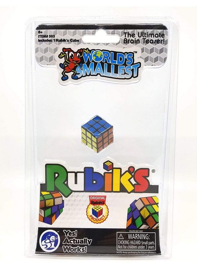 Worlds Smallest Rubik'S Cube Miniature Edition Pocket Sized 3D Puzzle - Image 2