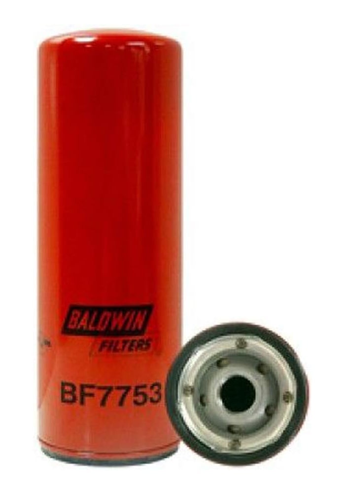 Baldwin BF7753 Fuel Filter - Spin-On Design, 10-1/2 x 3-11/16 x 10-1/2 In.