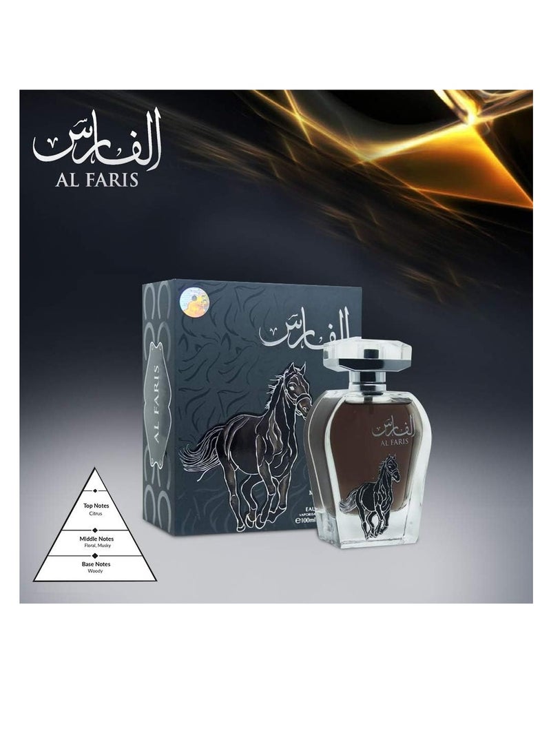 عربيات - عطر الفارس من عربيات - للجنسين - 100 مل (أو دى بارفان) - Image 1