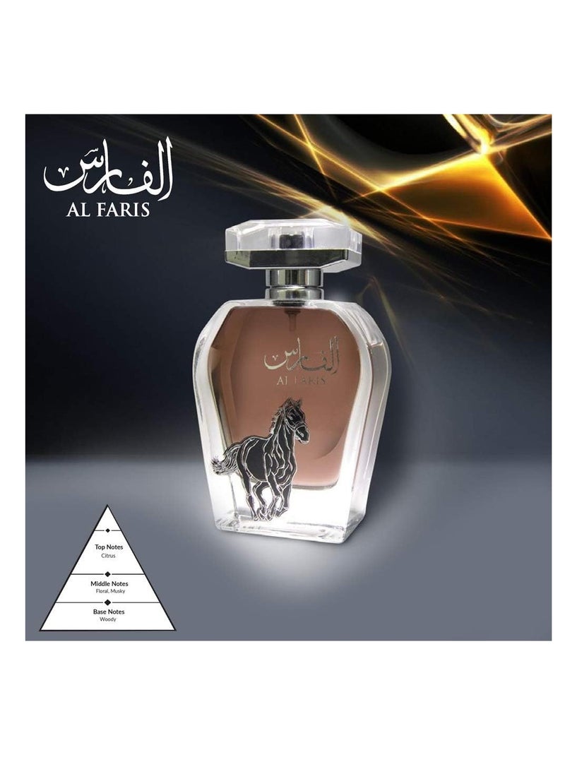 عربيات - عطر الفارس من عربيات - للجنسين - 100 مل (أو دى بارفان) - Image 1