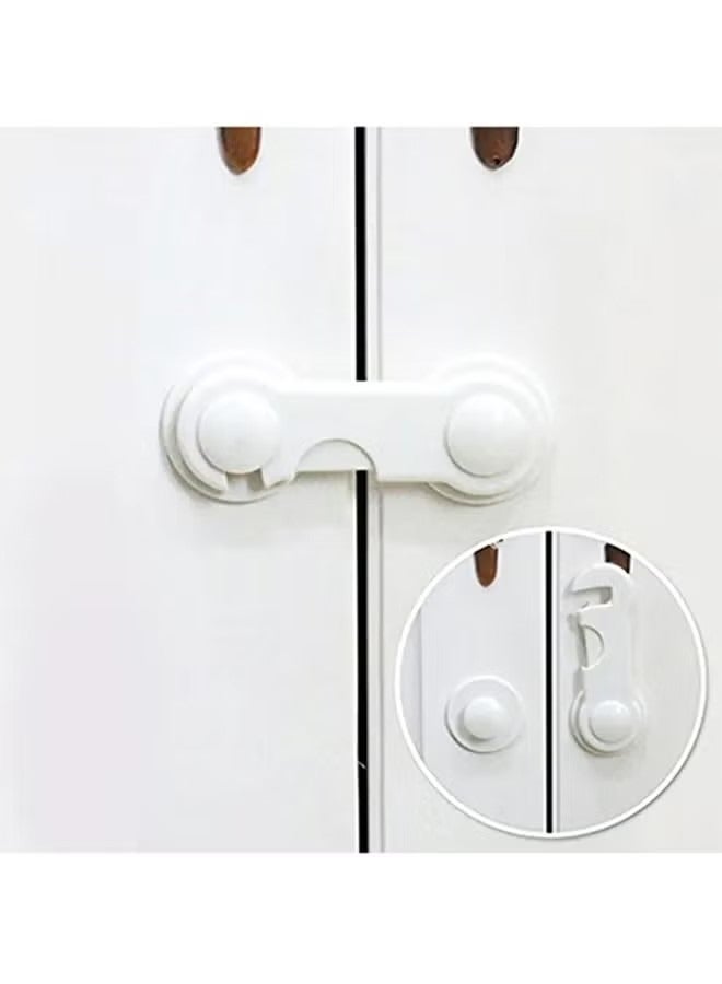 ORiTi 8-Piece Latching System Infant One-handed Safety Lock, Non-toxic Plastic Materials - Image 5