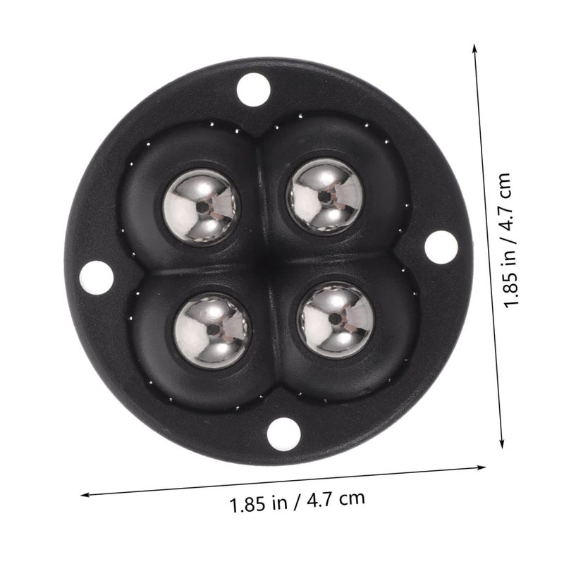 Self Adhesive Caster Wheels 360 Degree Swivel 4 Pack For Storage Box Trash Can Furniture - Image 3